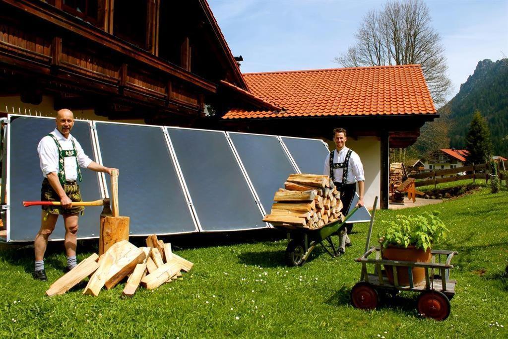 Landhaus Alpenstern Unterjoch Buitenkant foto